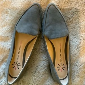 Grey Suede loafers